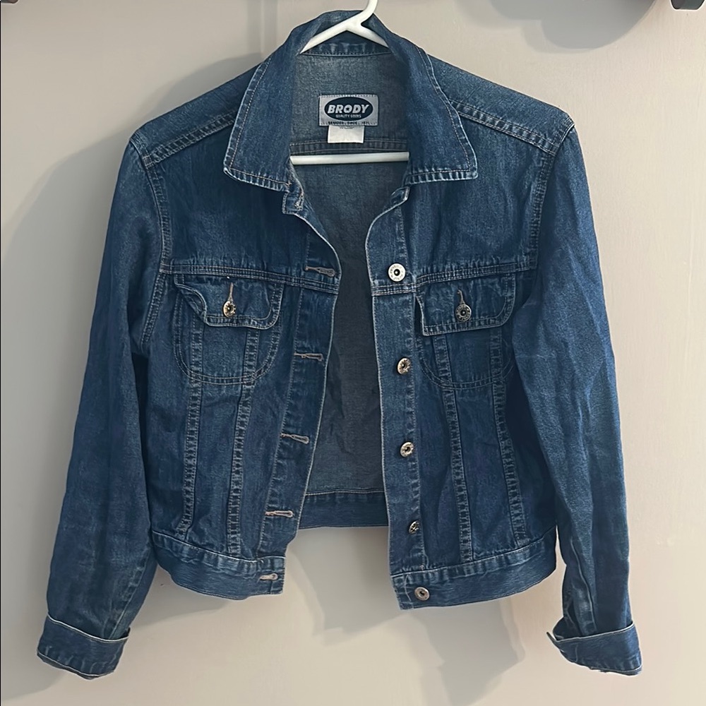 Vintage Blue Jean Jacket Classic Design